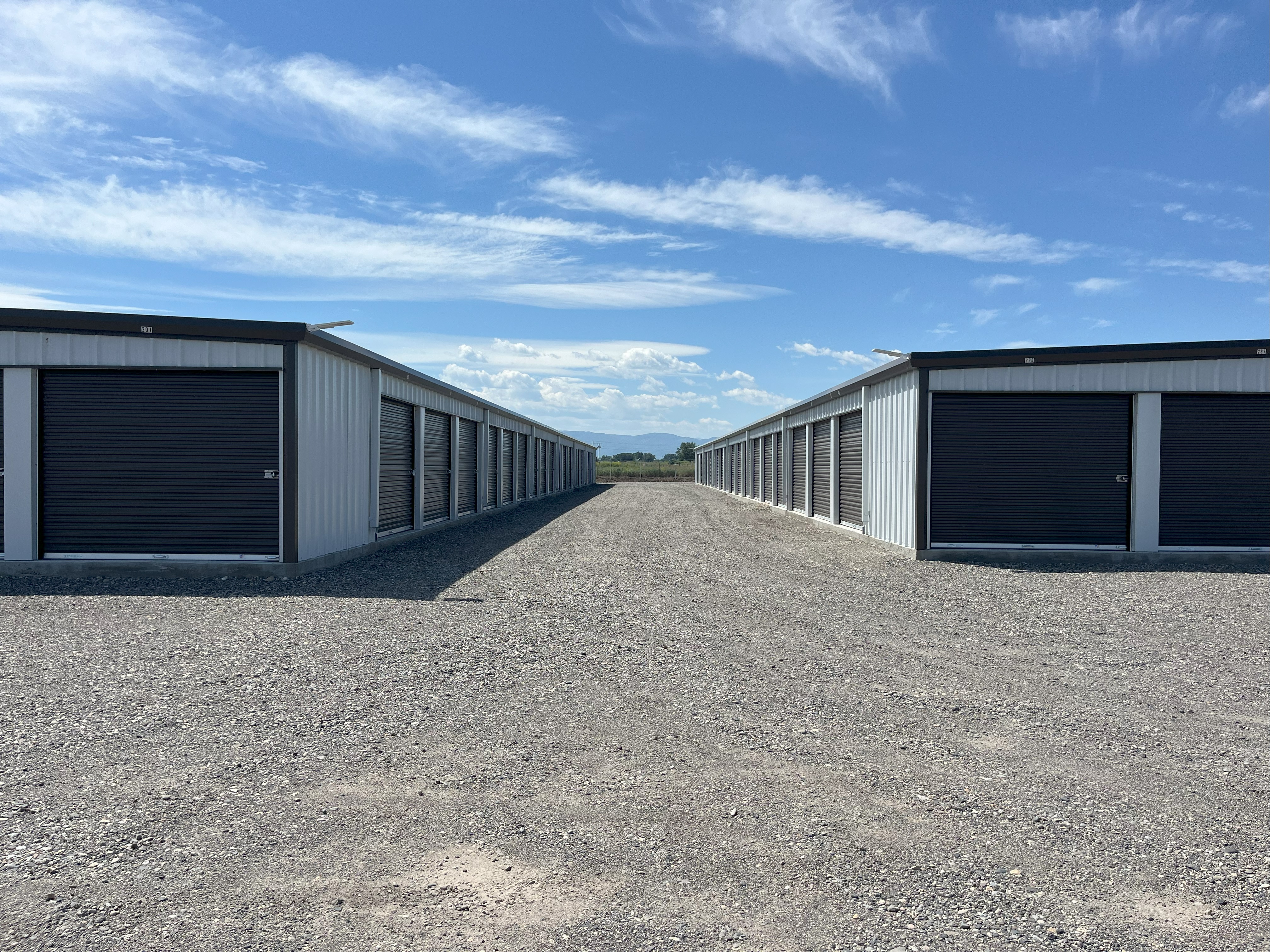 yellowstone airport storage drive up storage buildings